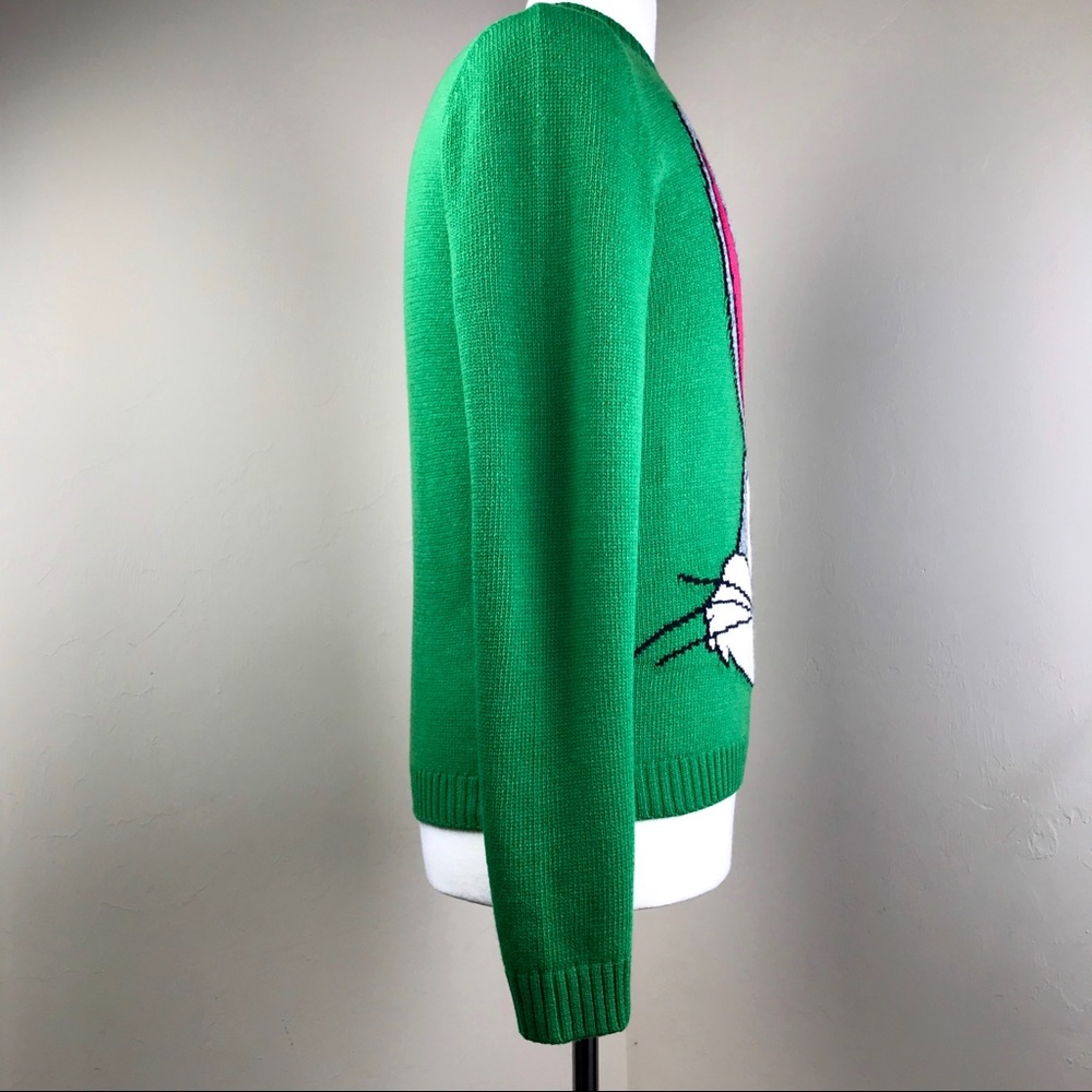 Gucci Green Bugs Bunny Wool Sweater Sega Guccy - Picture 4 of 8